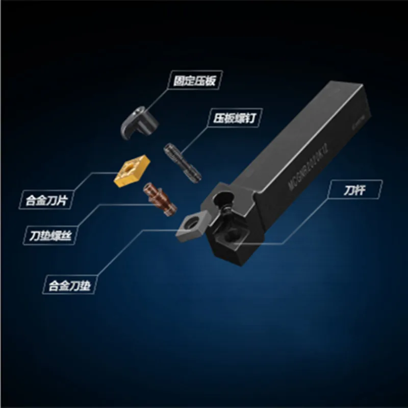 Dikas 1 шт. MCGNR/L1616 2020 2525 3232-12 внешний токарный инструмент станок держатель