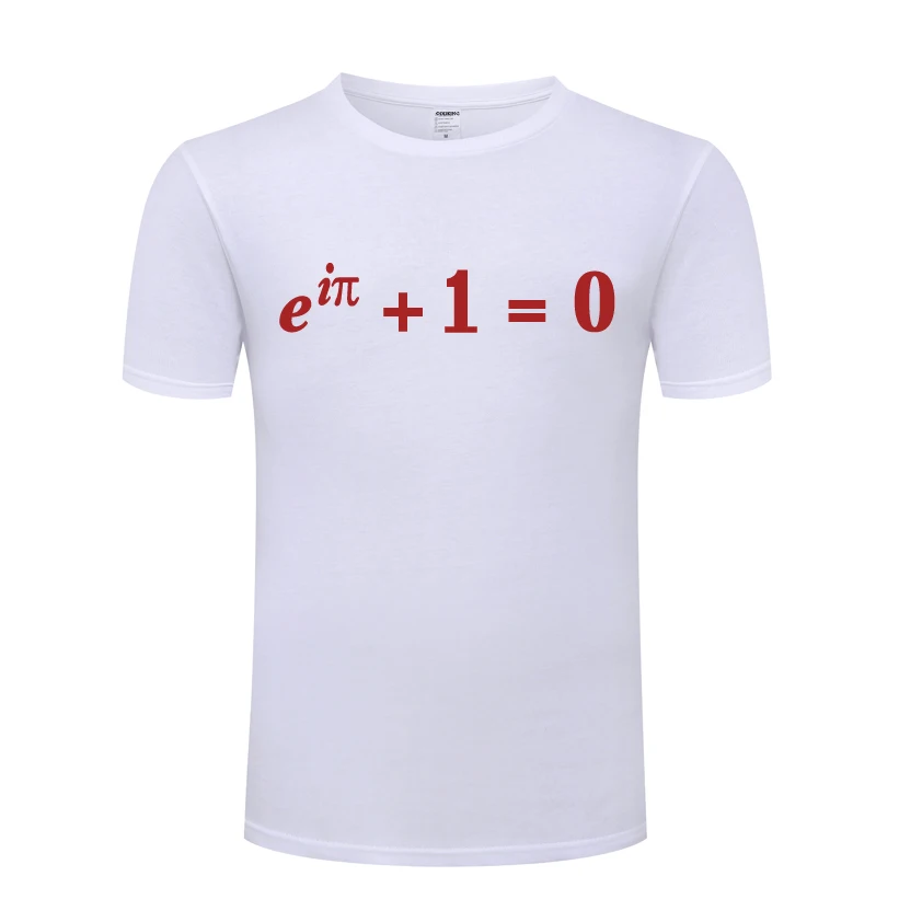 Euler Equation Identity Nerd Geek Science забавная футболка Мужская Новая повседневная с коротким