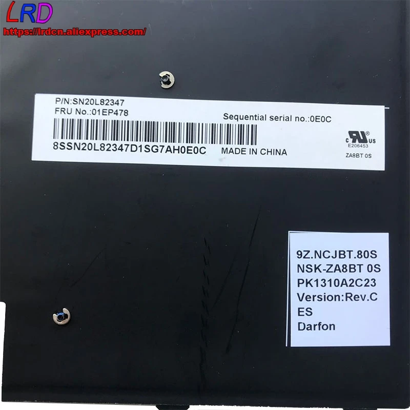 new es latin spanish brand new original backlit keyboard for lenovo thinkpad t470p laptop 01ep478 01ep437 free global shipping