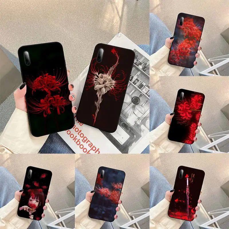 

Lycoris radiata Phone Case For Samsung S note S10E 6 7 8 9 10 20 plus edge lite Cover Fundas Coque