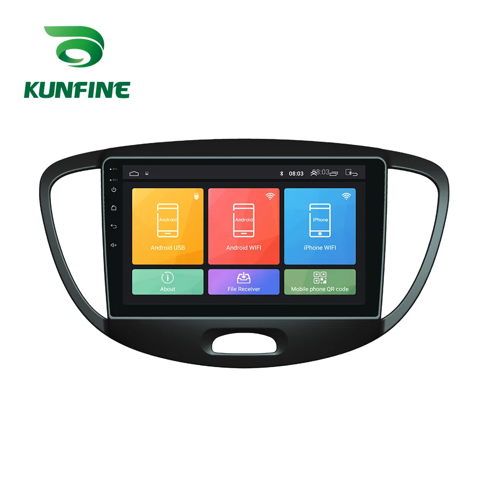 Восьмиядерный Android 8 1 автомобильный DVD GPS навигационный плеер Deckless стерео для HYUNDAI