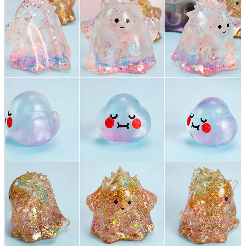 

Tvvudwxx Cute Slime Resin Molds Epoxy Resin Silicone Molds Resin Casting Molds for Handmade Ornaments