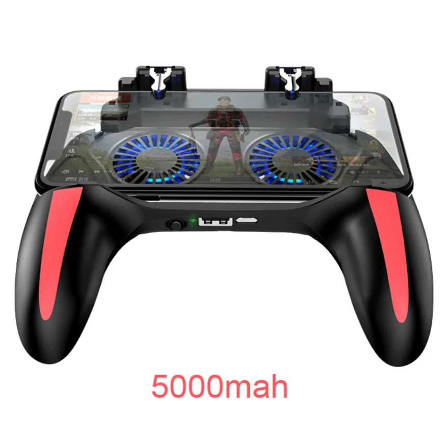 5000mAh Power Bank H10 геймпад PUBG контроллер двойной крутой вентилятор 2500/5000 мАч Внешний аккумулятор игровой контроллер Джойстик Android IOS мобильный телефон геймпад - Цвет: 5000mAh Power Bank
