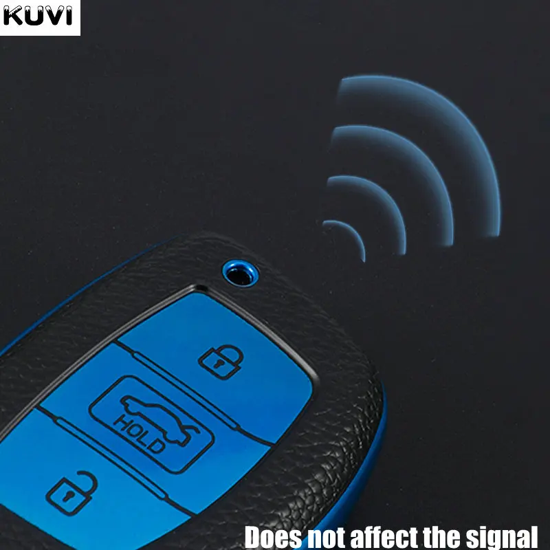 Кожаный ТПУ чехол для автомобильного смарт-ключа чехол-брелок Hyundai iX20 I30 IX35 I40 Ix25