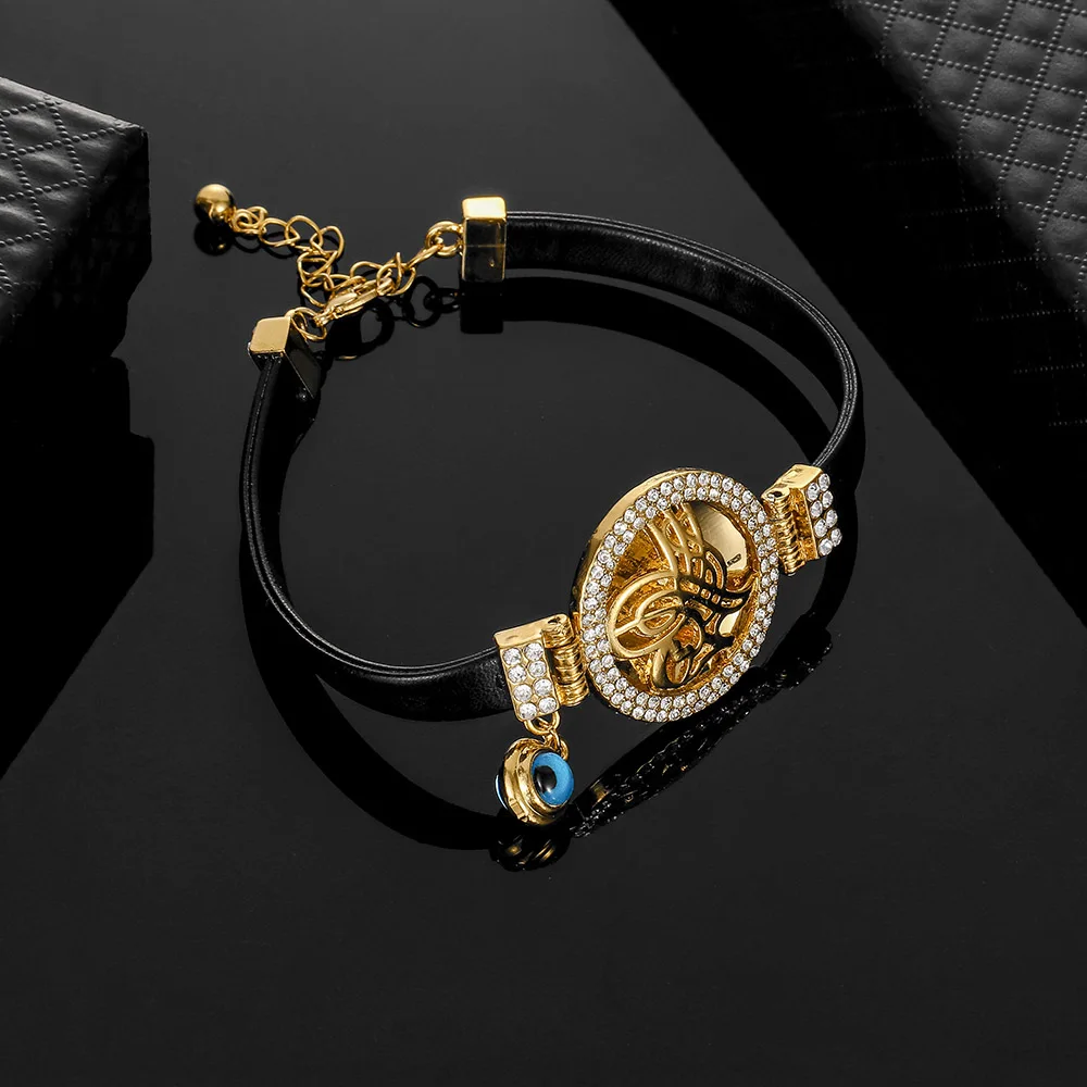 Модный Аллах украшения Турецкая монета браслет для мужчин ислама новые женские