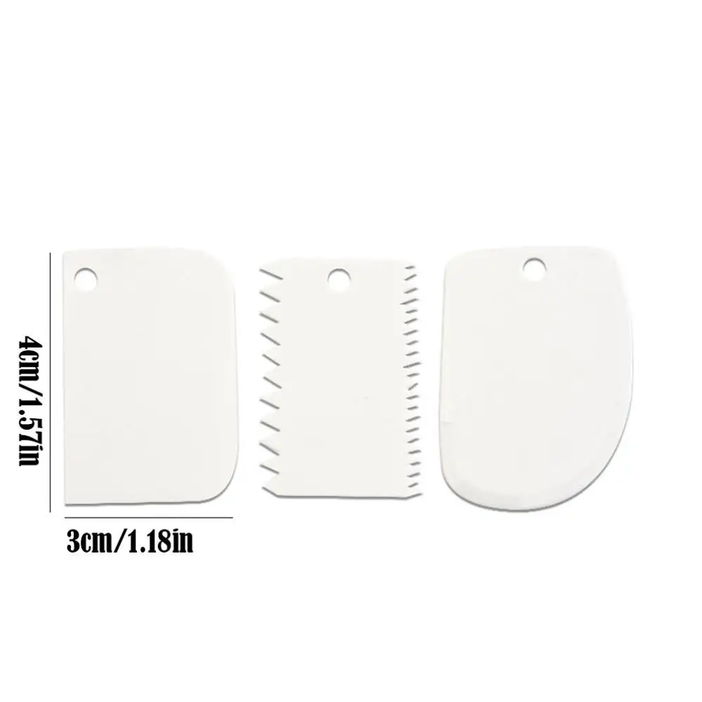 3pcs spatula Инструменты для выпечки, стол для украшения торта, круглый плоский пластиковый стол для торта, поворотный стол для торта, лопатка/поворотный стол - Цвет: 3pcs spatula