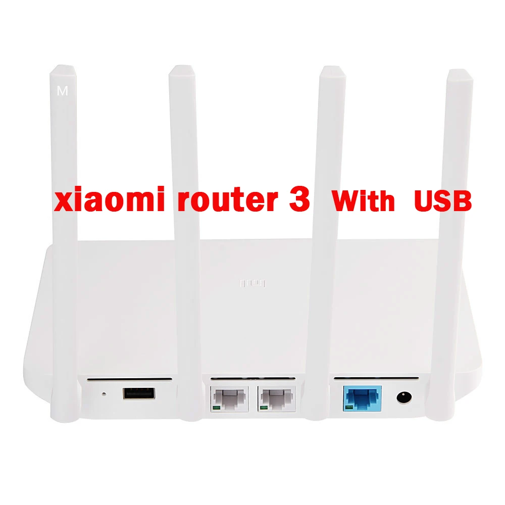 Wi Fi роутер Xiaomi Mi 3 11AC 1167 Мбит/с 128 ПЗУ + МП умное управление через приложение внешнее