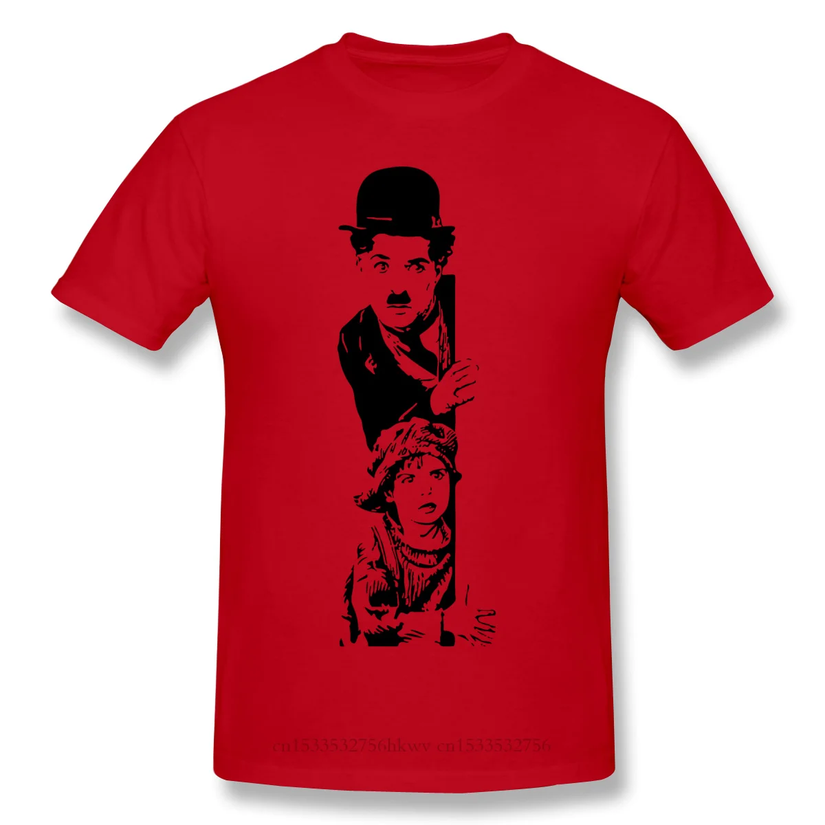 Футболка для мужчин Charlie Chaplin Премиум 100% Хлопок Dark City John Murdoch Inspector Frank Bumstead Suspense Movie
