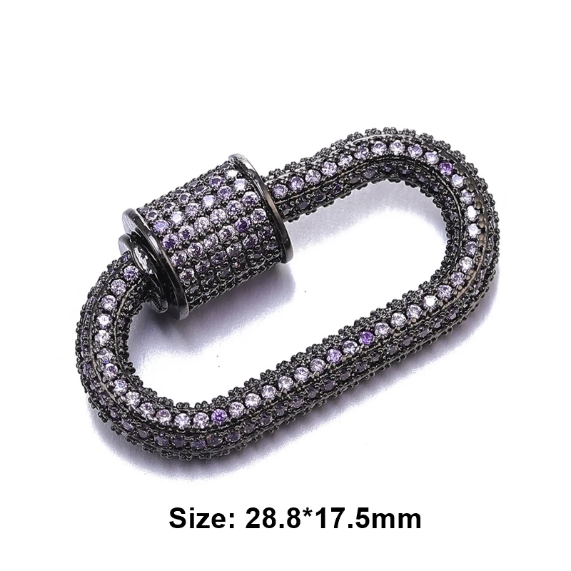Metal Black As photo Juya DIY застежки для ювелирных изделий, принадлежности, Застежка ручной работы, застежка для лобстера, аксессуары для роскошного рукоделия, бисероплетение, изготовление ювелирных изделий - Цвет: Metal Black As photo