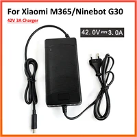 42v 3a charger for xiaomi mijia m365 for ninebot max g30 birdlime electric kickscooter accessories