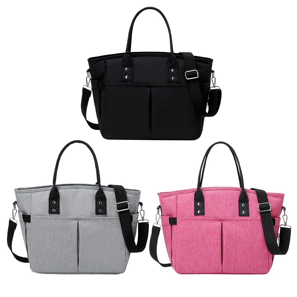 

Сумка-тоут из ткани Оксфорд, изолированная вместительная водонепроницаемая сумка на молнии для пикника, обеда, кемпинга, работы, бэнто