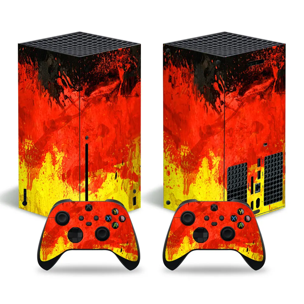 

Новый дизайн наклеек для Xbox серии X, наклейки для Xbox серии X, ПВХ наклейки для Xbox серии X, виниловые наклейки