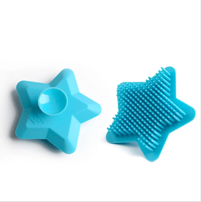 Детская безопасная и Чистая силиконовая щетка для ванной детская Мочалка ванны