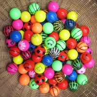 mixed bouncy ball funny toy balls solid floating bouncing child elastic rubber ball of bouncy toy 25mm