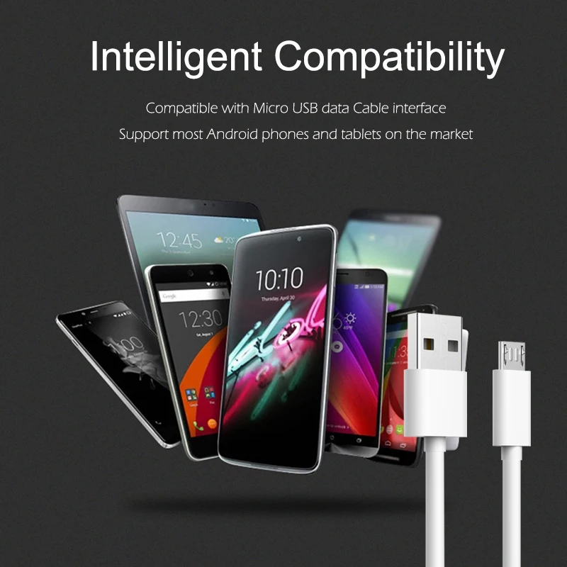 Кабель Micro USB на Android кабель для передачи данных 0 25 м 5 1 2 3 В А быстрой зарядки