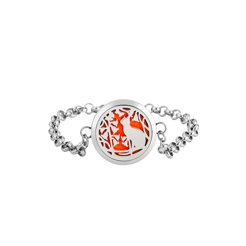 Магнитный браслет духи из нержавеющей стали с диффузором эфирного масла Sweetvally