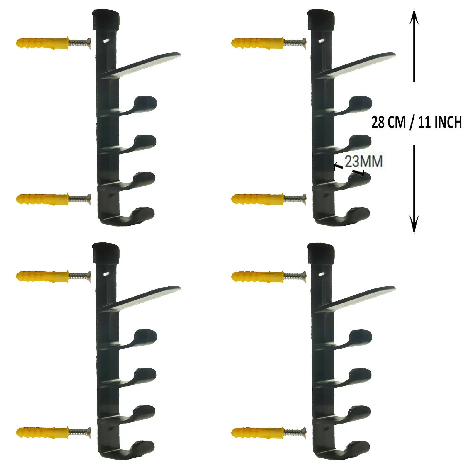4 шт/лот держатель удочки/стойка настенное крепление 10 удочек стойка для
