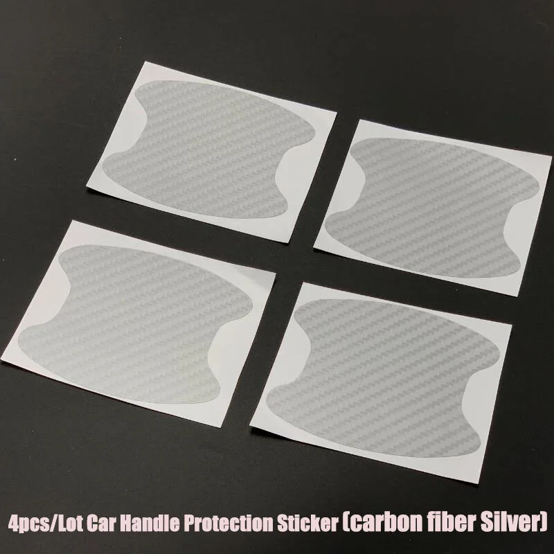 

4 шт./лот универсальная невидимая Прозрачная Ручка двери автомобиля Царапины Защитная пленка ручка защита наклейка