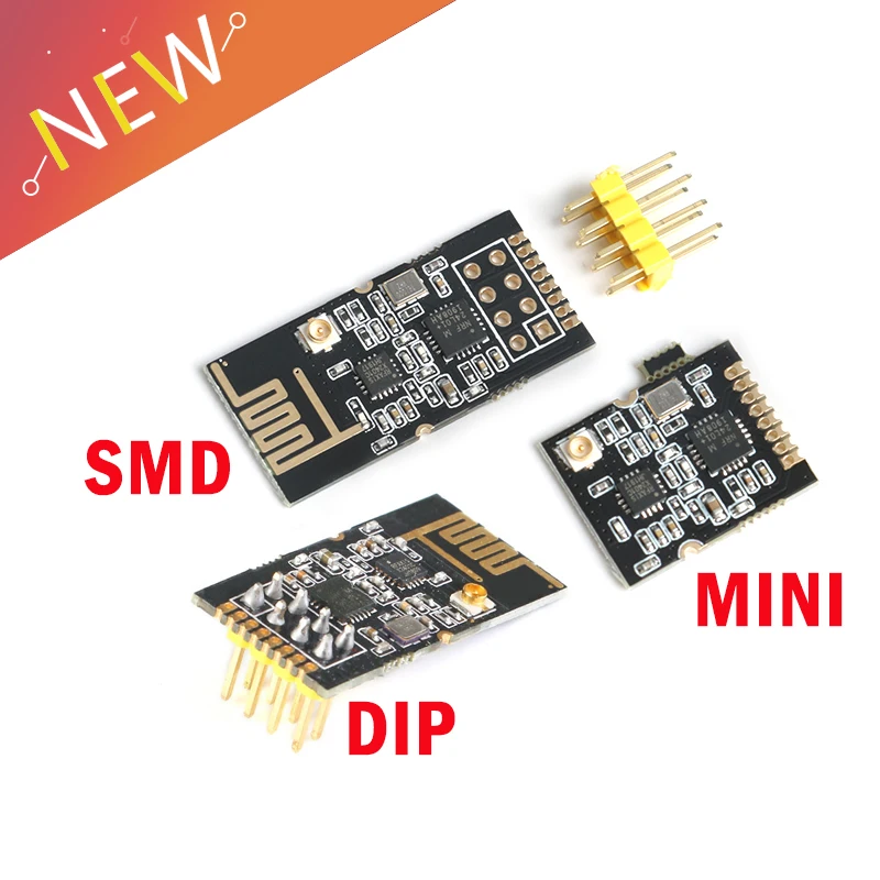 

NRF24L01 Wireless Module 2.4G wireless data transmission module Industrial Grade Digital Transmission 1100m Long Distance