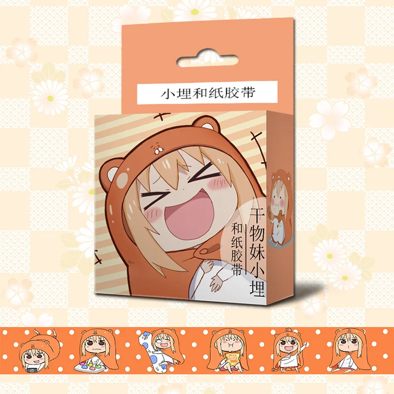 

10 boxes/lot Himouto Umaru chan Washi Tape Adhesive Tape TOY Doma Umaru Nanan ebina masking tapes Anime Paper stickers 5M