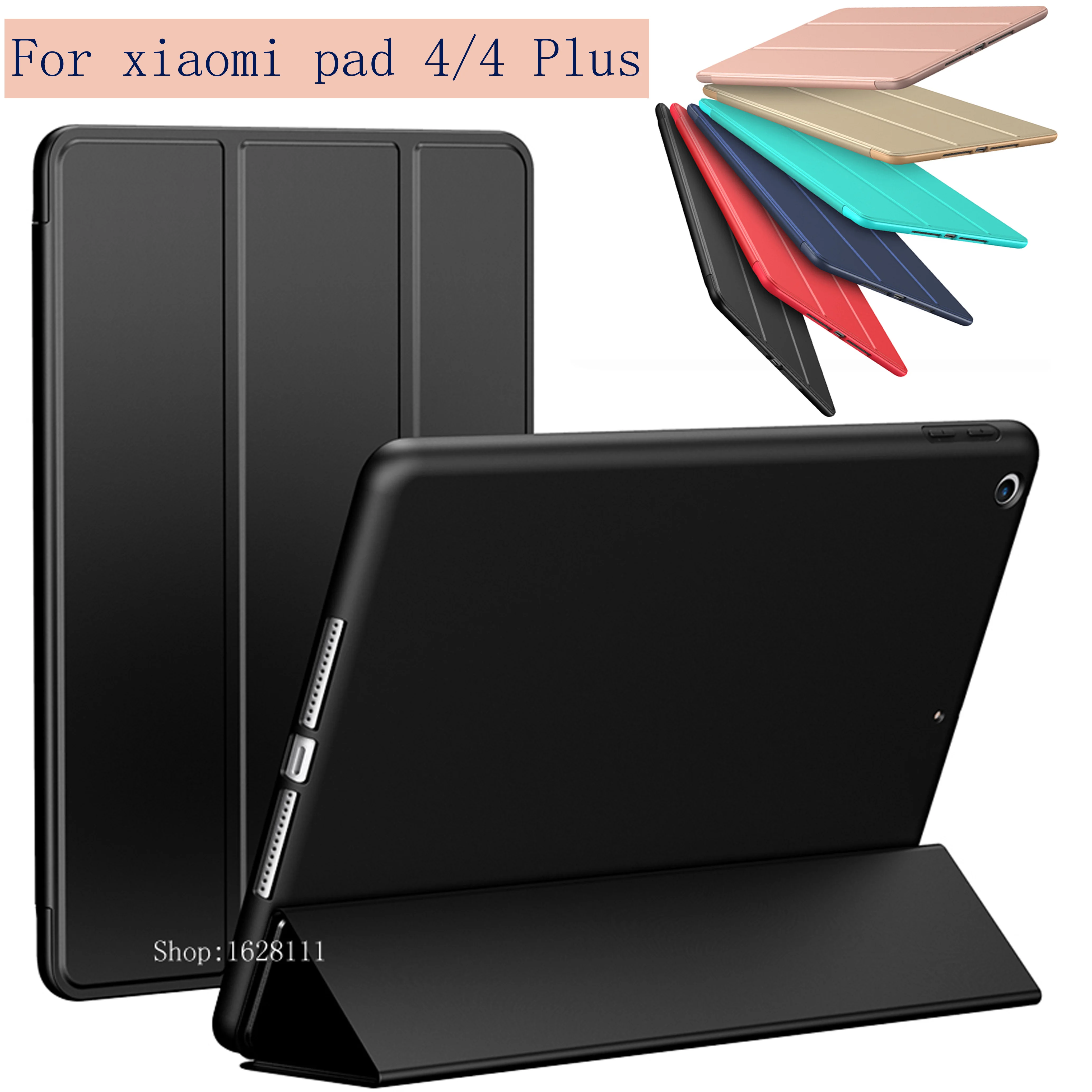 Умный чехол для Xiao Mi Pad 4 Plus/Pad4 силиконовый из искусственной кожи планшета флип 8