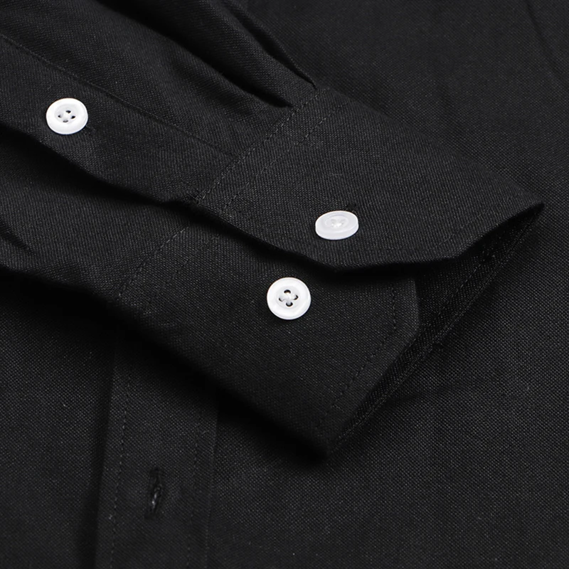 100% хлопок мужские рубашки Оксфорд высокое качество с длинными рукавами на