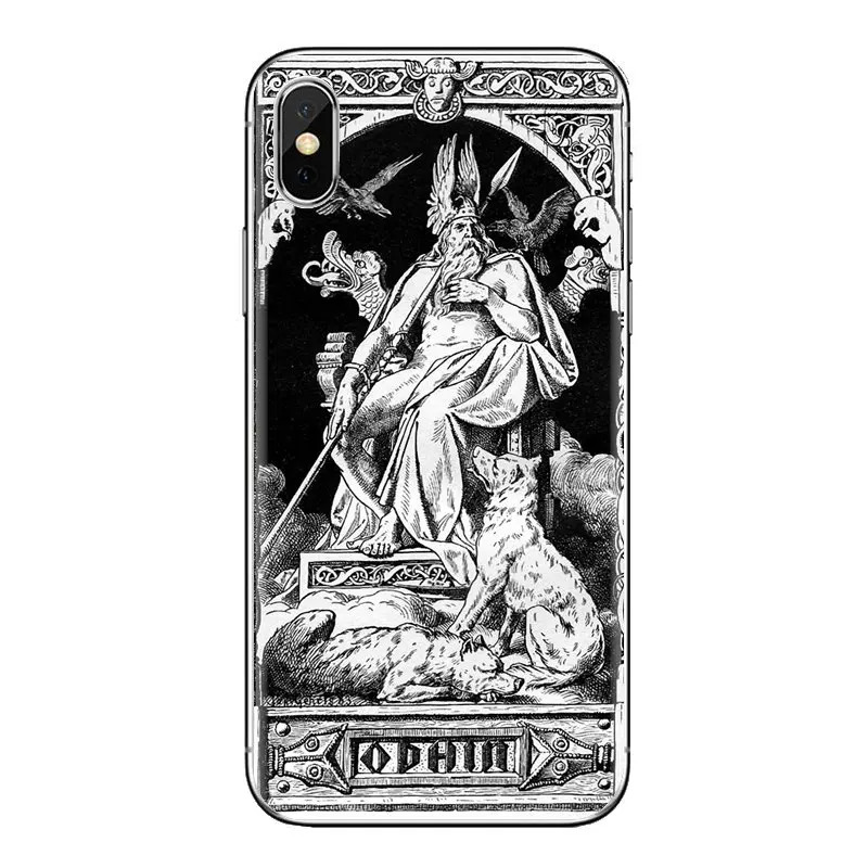 Viking warrior norse thor odin Transparent TPU Shell Covers For Xiaomi Redmi 4A S2 Note 3 3S 4 4X 5 Plus 6 7 6A Pro Pocophone F1 |