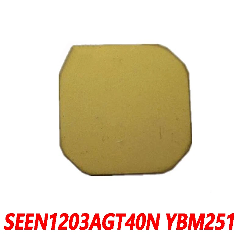 

100% Original SEEN SEEN1203AGT40N YBM251 10pcs Carbide blade CNC lathe blade Processing stainless steel Quality Assurance