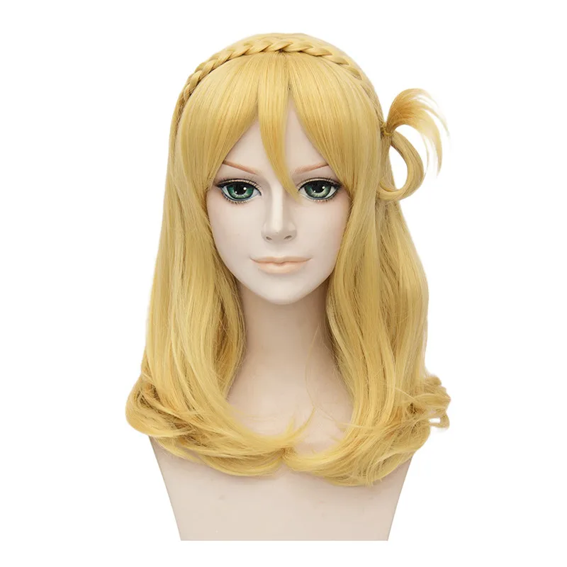 

Sunshine Mari Ohara Wig Love Live Aqours Women Synthetic Hair Halloween Party Cosplay Costume Wigs Anime LoveLive + Wig Cap