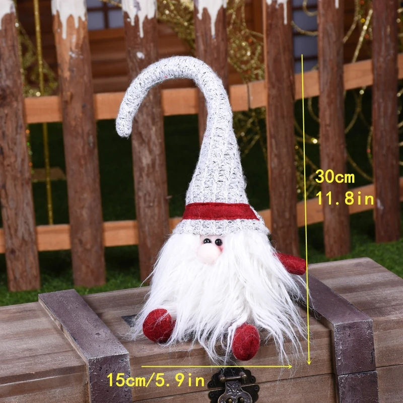 SDZS24402 Natal куклы мышки adornos de navidad Рождественская фигурка медведь рождественские украшения для дома Счастливого Рождества подарок на год для детей - Цвет: SDZS24402