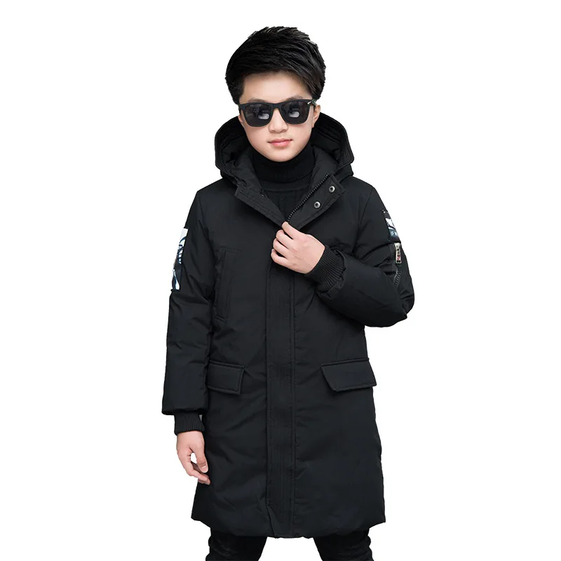 Пальто детское зимнее пуховое хлопковое парка для мальчиков Повседневная теплая