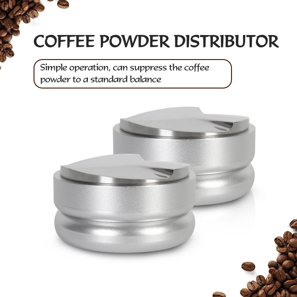 

GZZT 58MM 304 Stainless Steel Four Angled Slopes Base Distribution Coffee Powder To Coffee Espresso Latte Accessories