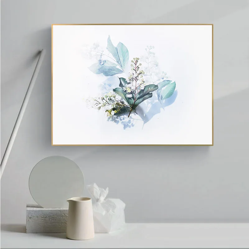 

Plant printing poster natural living room home canvas decoration painting modern picture HD printing (frameless)