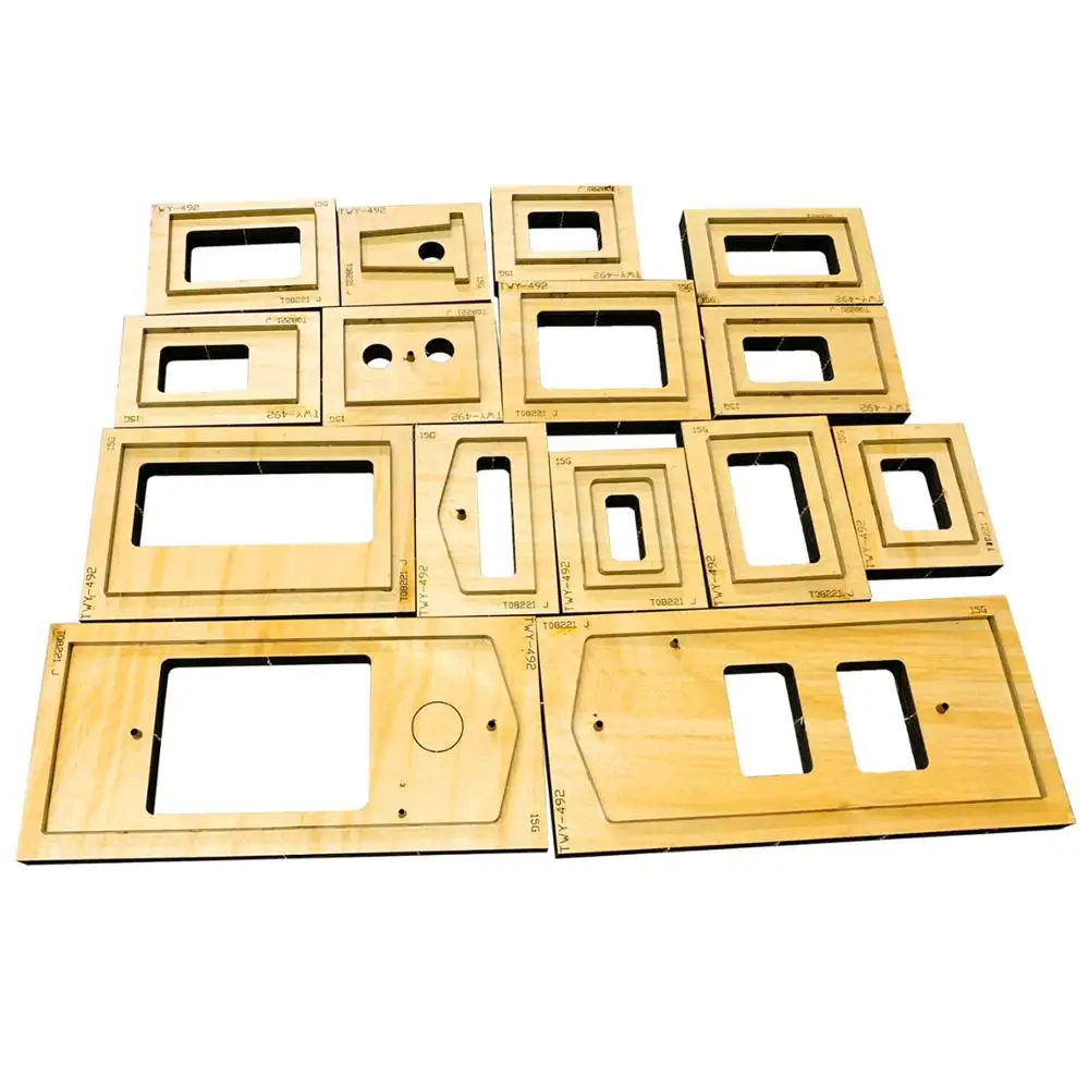 Smвоon деревянная высекальная карточпосылка форма для изготовления декора штампы