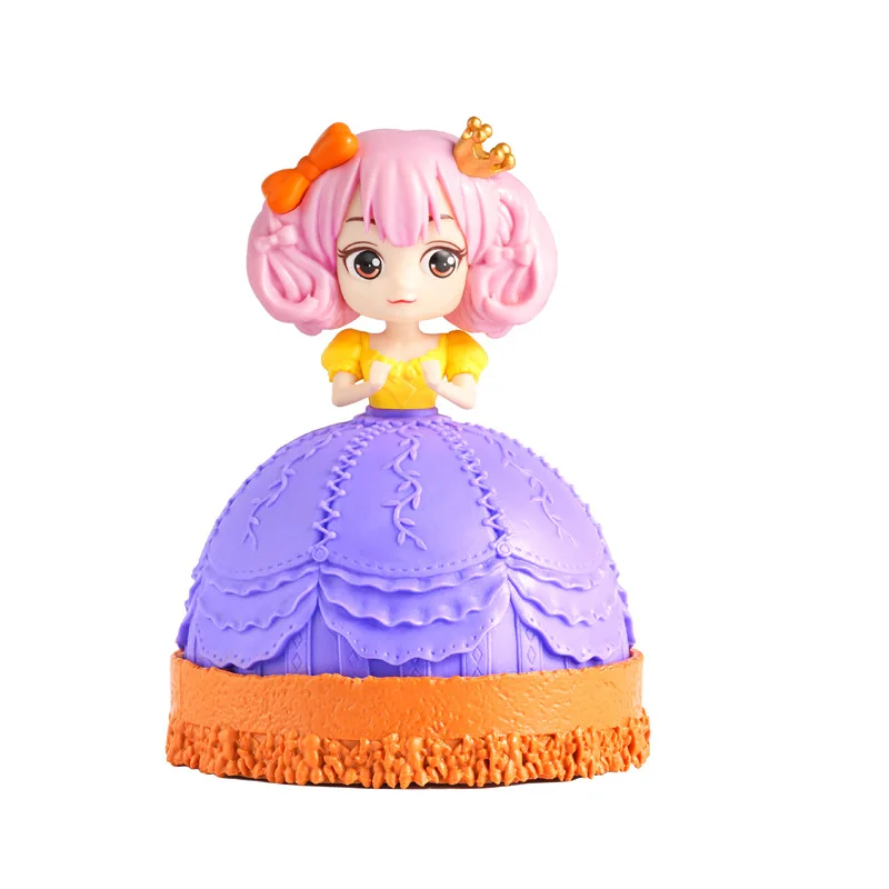Мультфильм ПВХ милая кукла принцесса глухая коробка игрушка Room ювелирные