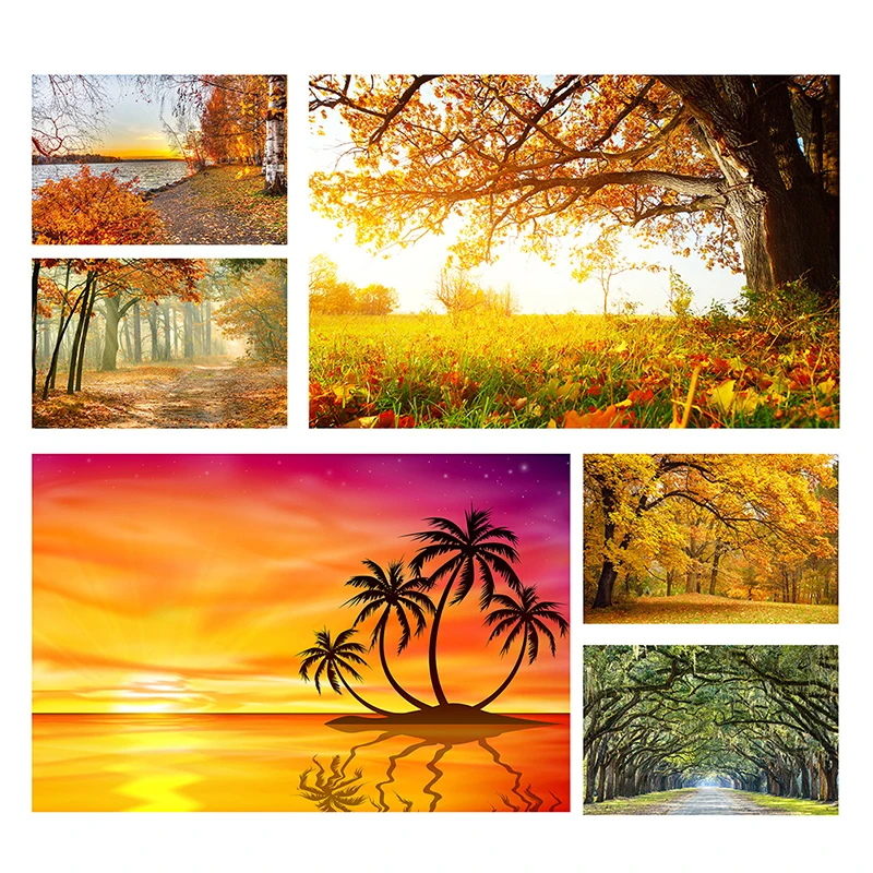 

Towering Tree Forest Tapestry Wall Hanging Natural Scenery Psychedelic Witchcraft Bohemian Style Background Cloth Home Decor