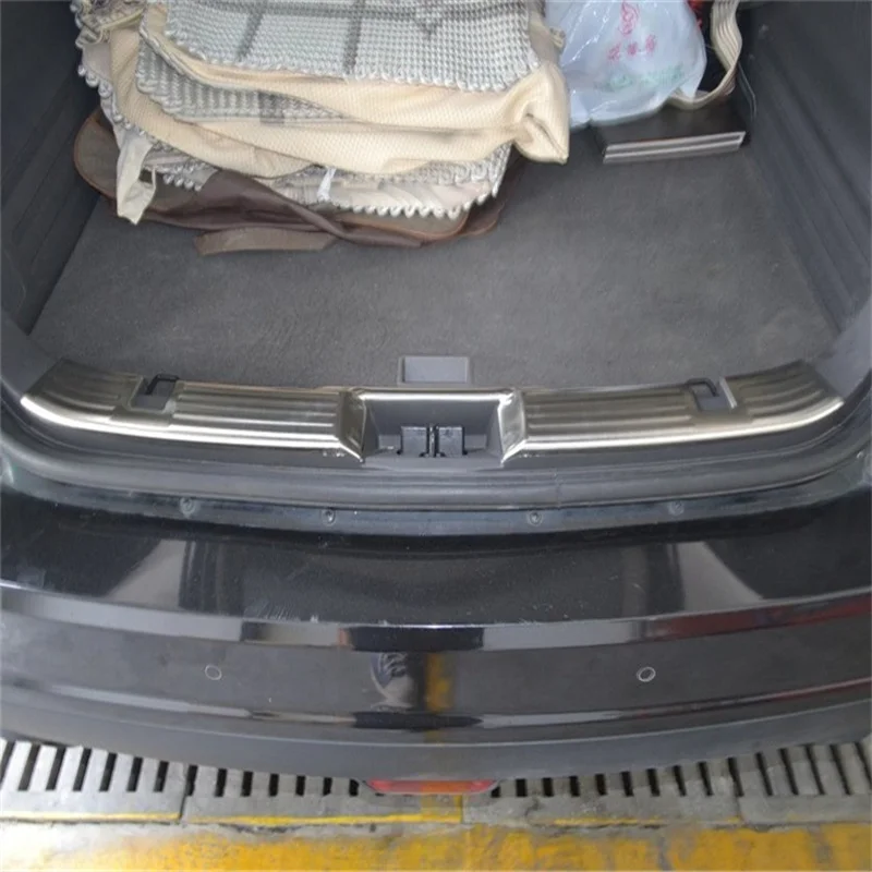 

WELKINRY For Ford Edge U387 1st generation 2007-2019 rear tail car box gate back door sill threshold scuffproof guard pedal trim