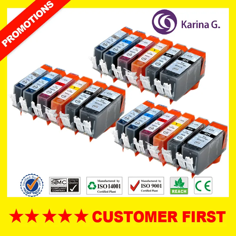 Комплект чернил для принтера Canon PIXMA MG6140 MG6240 MG8240 3 комплекта|printer ink|ink printer inkink for |