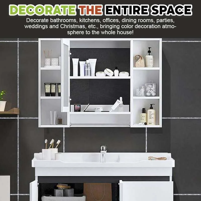 

6 Meters/roll Ceramic Tile Gap Tape Mildewproof Waterproof Sticker Self-adhesive Kicthen Edge Wall Floor Gap Line Stickers Tape