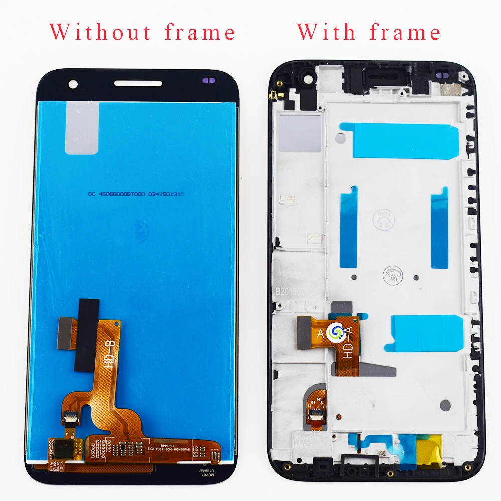 Для huawei Ascend G7 ЖК дисплей сенсорный экран дигитайзер сенсор сборка Рамка для L01