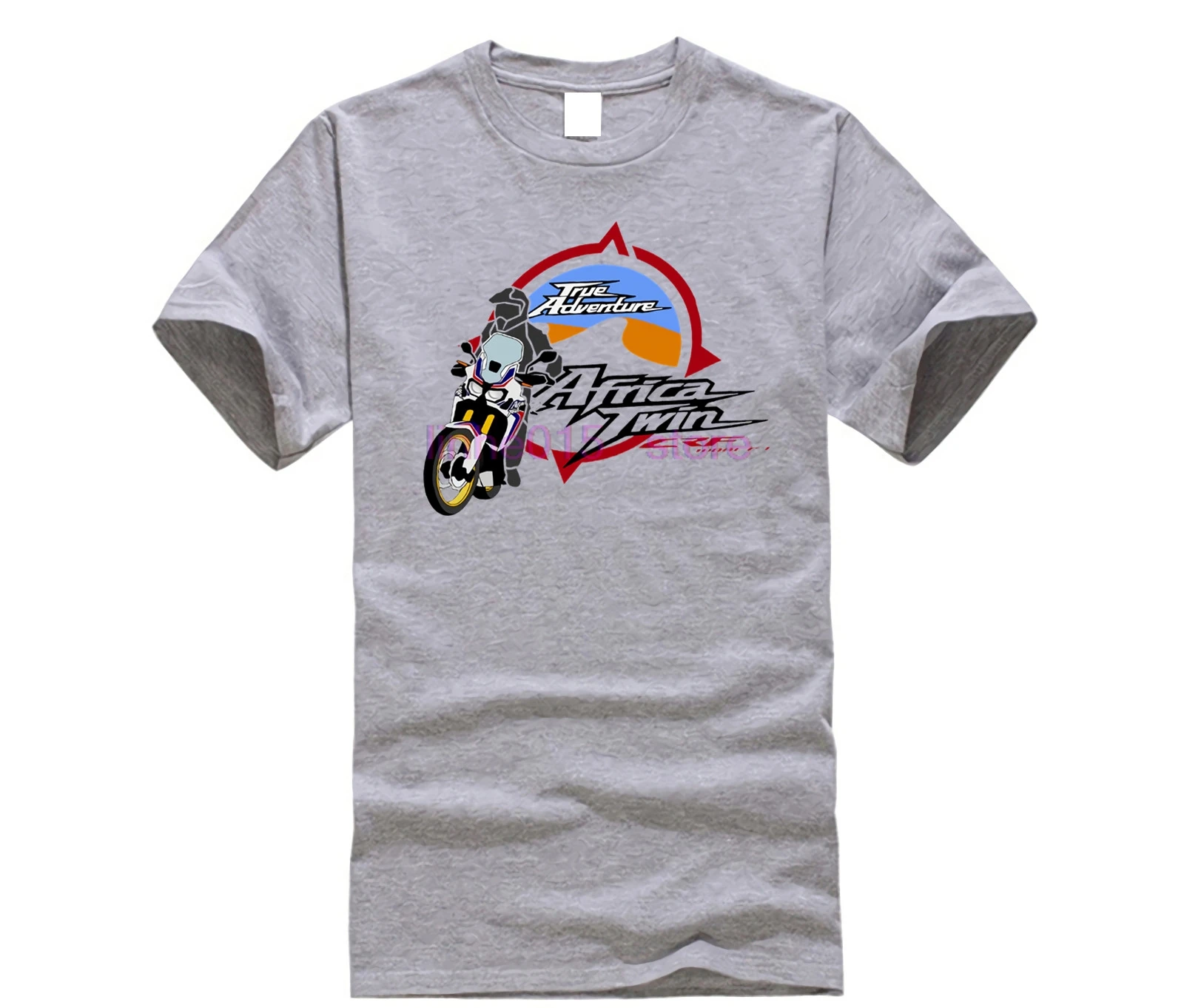 2020 Новая летняя стильная футболка из 100% хлопка с круглым вырезом Uomo Maglietta Hon Africa Twin