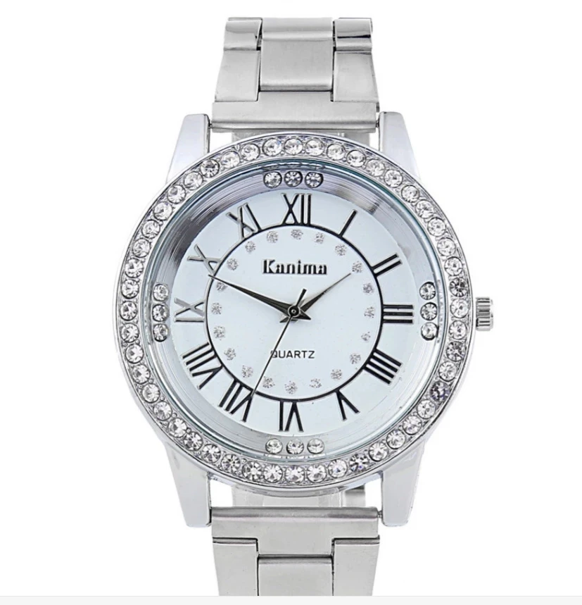 Часы наручные для мужчин и женщин роскошные кварцевые модные стальные