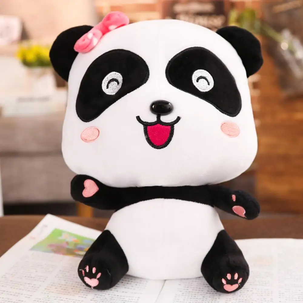 

Stuffed Plush Animals Baby Accompany Doll Gift Lovely Soft Panda Animal Doll Stuffed Plush Toy Home Party Wedding Kid Gift