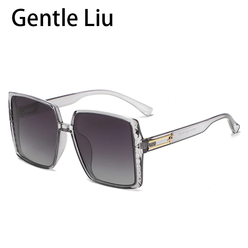 

Очки солнцезащитные для мужчин и женщин UV400, модные большие квадратные солнечные очки, роскошные брендовые дизайнерские очки в ретро стиле, ...