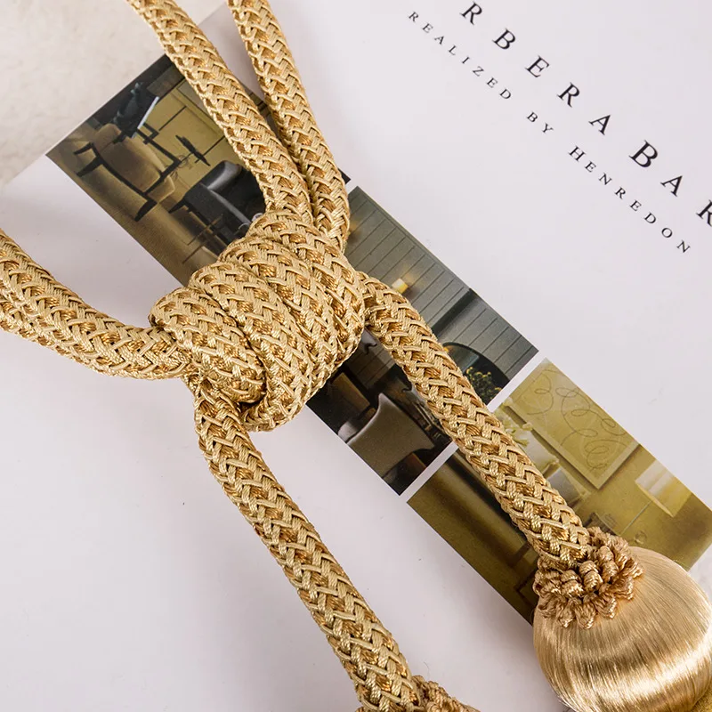 Изысканные декоративные ремни для штор подвесные с шариками и кисточками