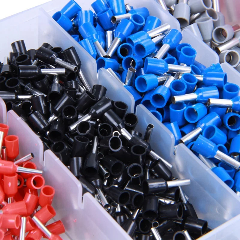 

Promotion! Crimper Plier Set 0.25-10mm2 Self-adjustable Ratchat Wire Crimping Tool with 1200 Wire Terminal Crimp Connector Insul