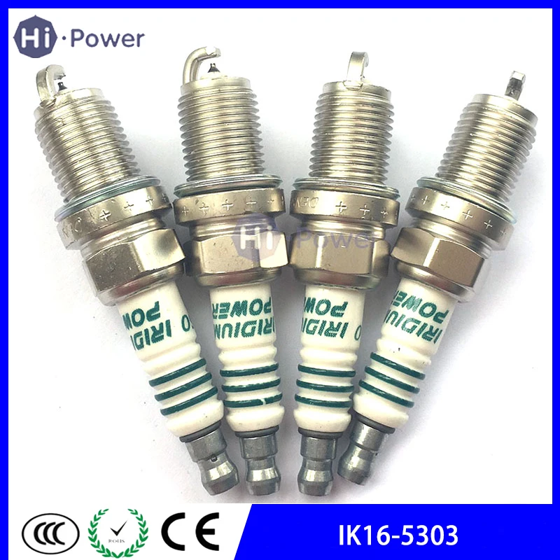 Свечки зажигания Iridium для Hyundai Kia Mercedes Benz Audi Honda Infiniti ik165303 4 шт. 5303|Свечи и запальные