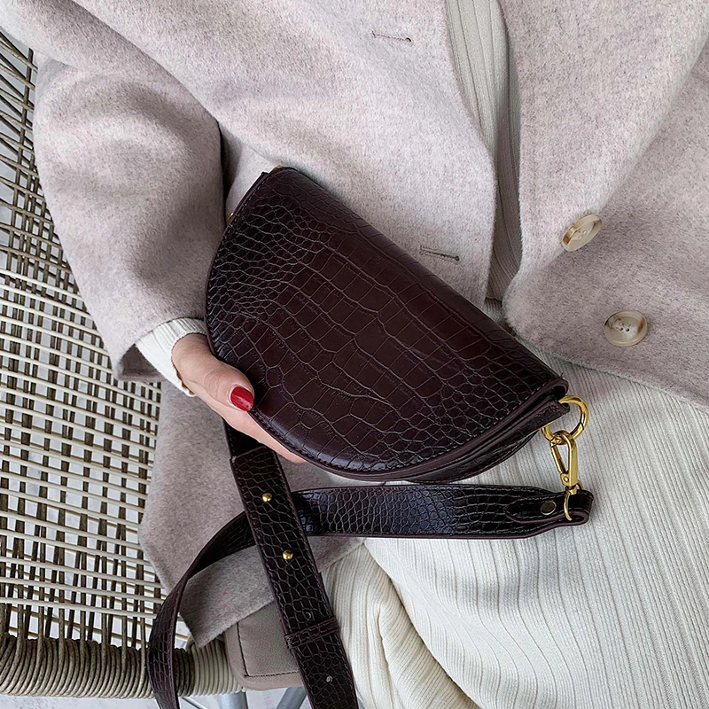 Каменный узор седельная сумка 2019 в ретро стиле модная новинка из