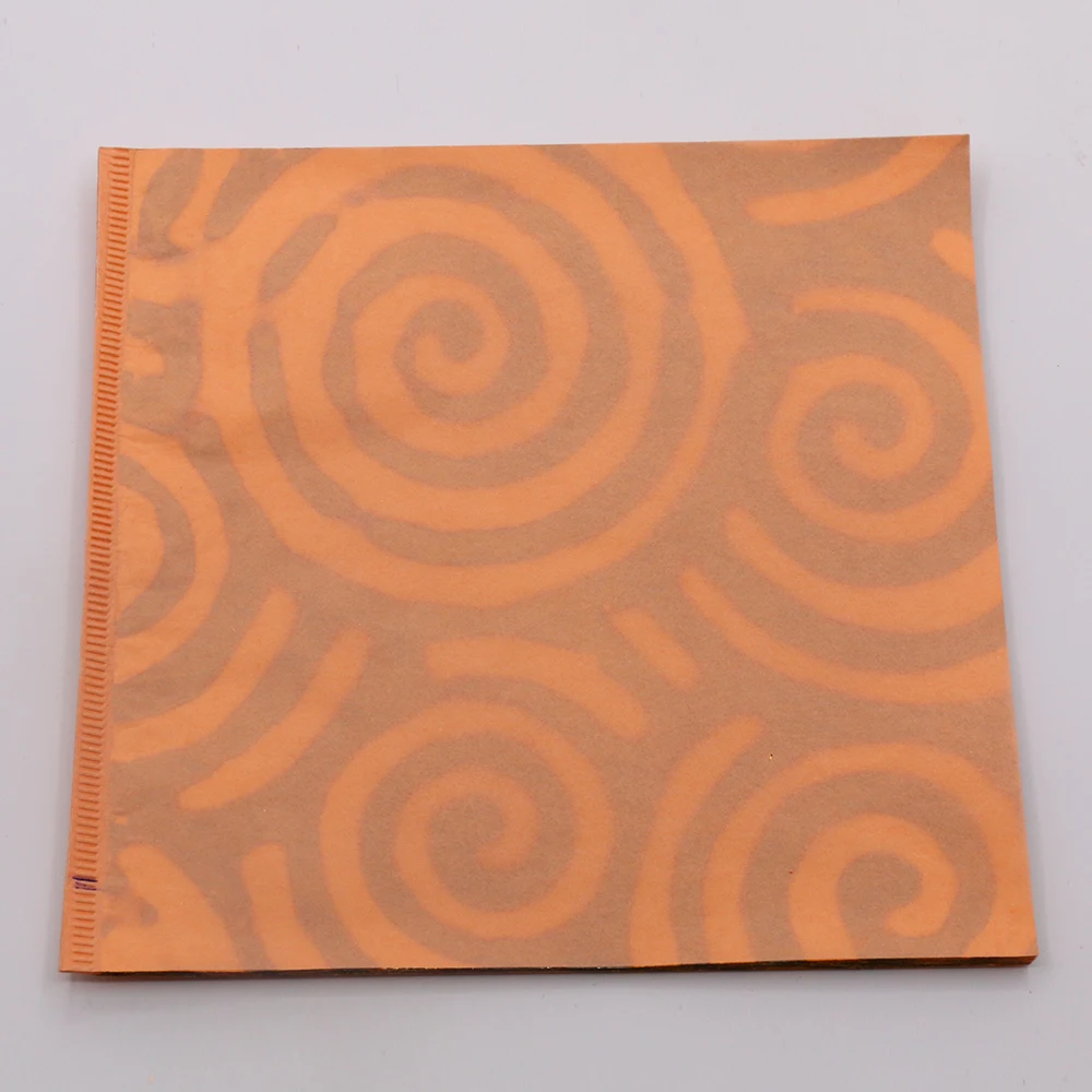 Цветная разноцветная Золотая фольга в форме листьев 25 шт. 14x14 см пятнистая медная