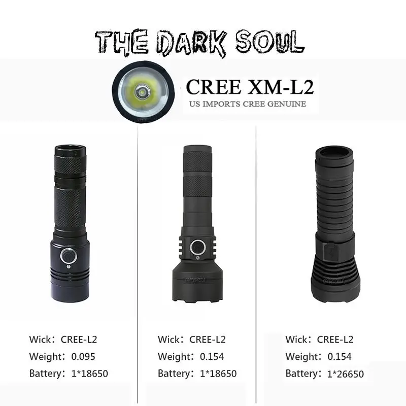 26650 USB зарядка светодиодный фонарик xml t6 l2 Высокая мощность перезаряжаемая
